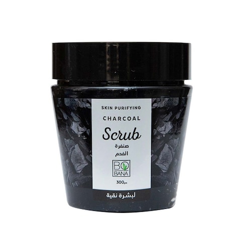 Bobana Skin Purifying Scrub with Charcoal - 300 gram