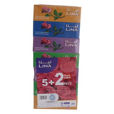 Lina Facial Tissue 150 Sheets x Pack of 7