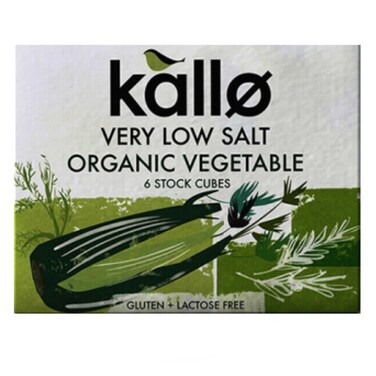 Kallo Organic Vegetable Cube Low Salt 60GR