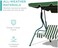 Yulan Outdoor Patio Swing Chair, Adjustable Canopy Swing With Removable Cushion Weather Resistant Powder Coated Steel Frame For Patio, Garden, Poolside, Balcony, Backyard (3 Seater) Sw002-0367