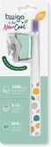Flipper Toothbrush Cover &amp; Toothbrush Flp Twigo Basic Combo Pack, Soft Bristles, For Adults, Made In Malaysia, Mountain Green