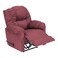 إن هاوس كرسي استرخاء هزاز ودوار منجد بالمخمل - زهري غامق - NZ100