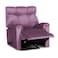 In House Velvet Rocking Recliner Chair - Light Purple - AB011