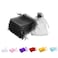 100 Pieces Organza Bags with Drawstrings, 7X9 cm Jewelry Pouches Eid Bridal Shower Party Wedding Favor Gift Bags (Black)
