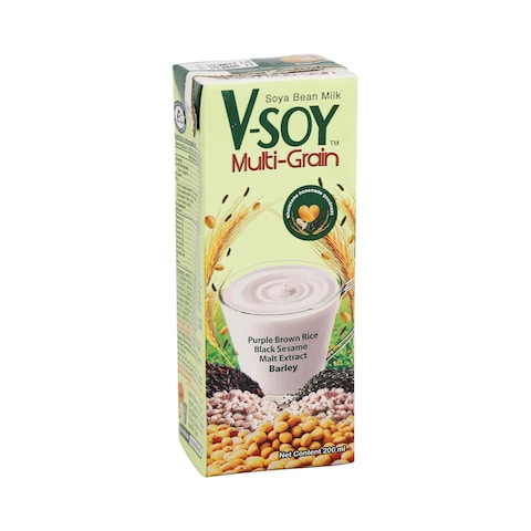 V-Soy Multi-Grain Soya Bean Milk 200ml