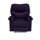 إن هاوس كرسي استرخاء ثابت منجد بالمخمل - بنفجسي غامق - NZ110