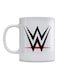 Atiq Wwe Logo Printed Ceramic Coffee Mug White/Black/Red 350ml