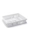Plastic Forte Dish Drying Rack With Tray, White