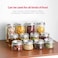 Star Cook Mason Jars with Airtight Metal Regular Lids(5oz/150ml), Sealed Clear Glass Canning Jars with Wide Mouth for Spices, Honey, Jam, Jelly, of 12 (150ML)