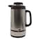 Peacock Vacuum Flask CI.100SSSM Silver And Brown 1L