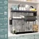 kitchen Rack Dish Drying Rack 2 Tier Stand with Utensil Holder