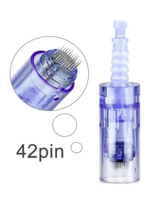 Dr.pen Derma Ultima A6 Replaceable Cartridges 42Pins Needle 10 Pcs Blue 8cm