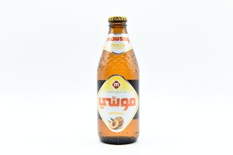 MOUSSY NON ALCOHOLIC MALT BEVERAGE PEACH FLAVOR  330ML