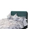 In House Lamar Velvet Bed Frame - King - 200x180 cm - Turquoise