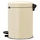 Brabantia NewIcon Pedal Bin (47cm, Almond)