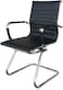 Karnak Modern Design Pu Leather Visitor Chair With Steel Metal Frame Waiting Room Chair For Home Office &amp; Hospital