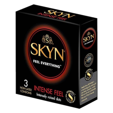 Skyn Intense Feel Non-Latex Condom 3 Pieces