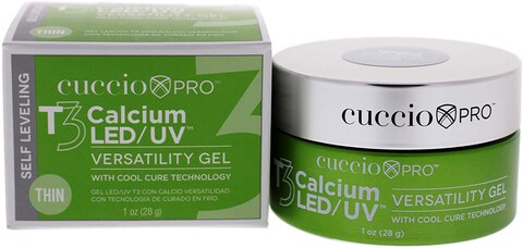 Cuccio Pro T3 Calcium Versatility Gel - Self Leveling Pink - For Women - Nail Gel - 1 Oz