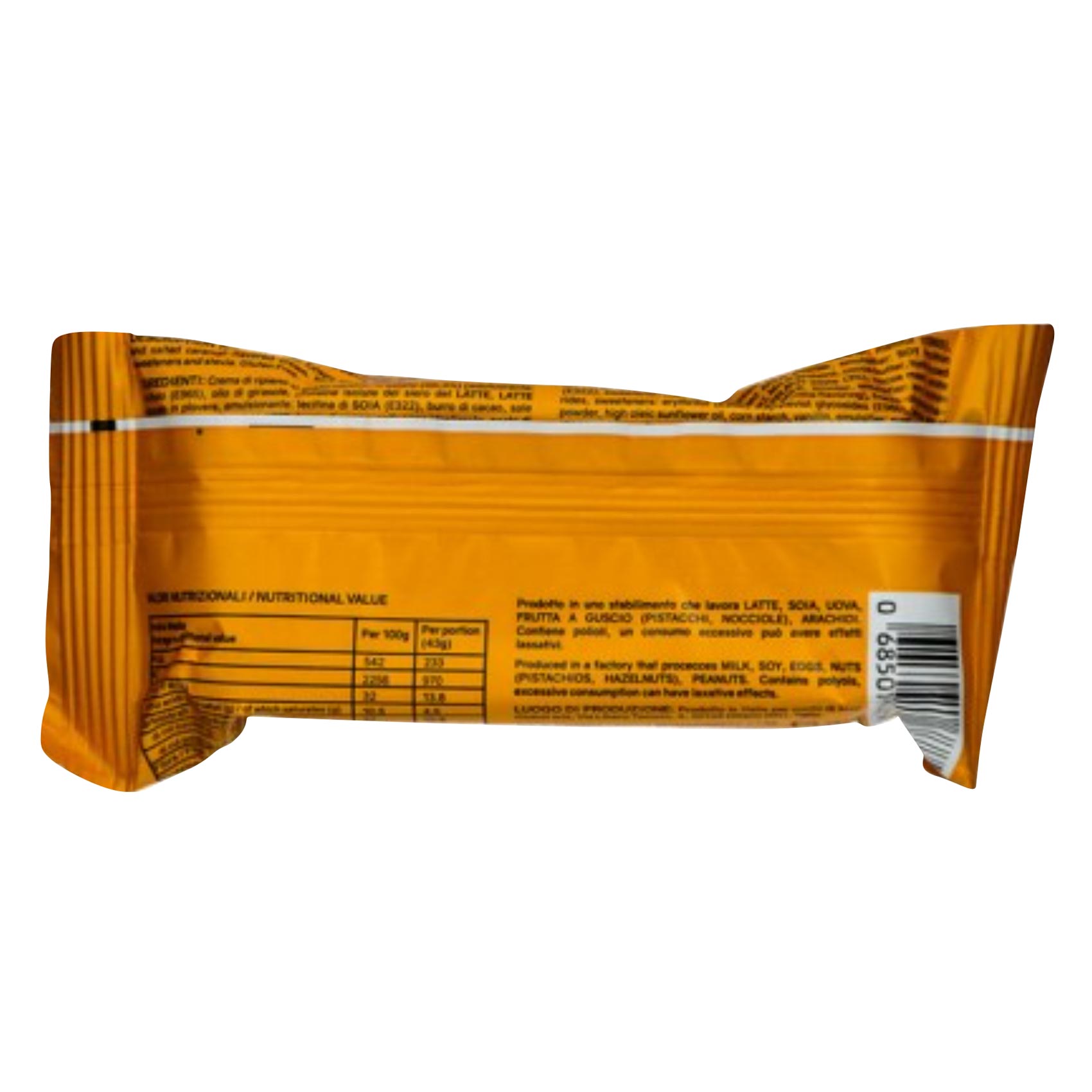 Wana Waffand&#39;Cream Cocoa With Salty Caramel Bar 43g