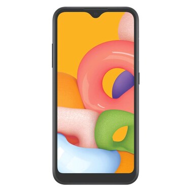 سامسونج جالكسي A01 ثنائي الشريحة، 16 جيجا، 1 جيجا رام، شبكة الجيل الرابع - أسود