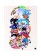 Video Game Sonic Metal Plate Poster Multicolour 15x20centimeter
