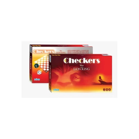 Nilco Disney Lion King Checkers Game