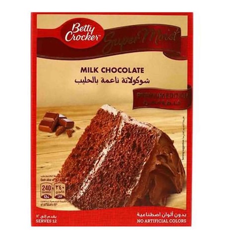 Betty Crocker Super Moist Milk Chocolate Cake 510g