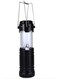 Generic - Rechargeable Hand Lamp Collapsible Solar Camping Lantern Tent Lights For Outdoor Lighting Black