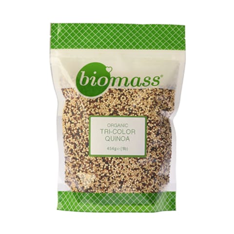 Biomass Tri-Color Quinoa 454GR