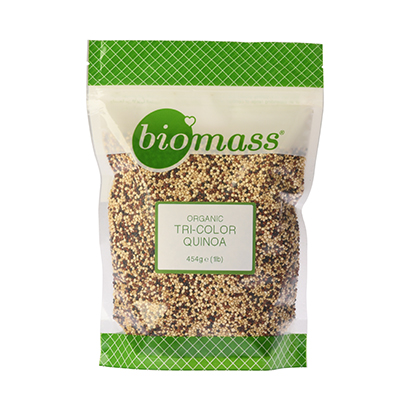 Biomass Tri-Color Quinoa 454GR
