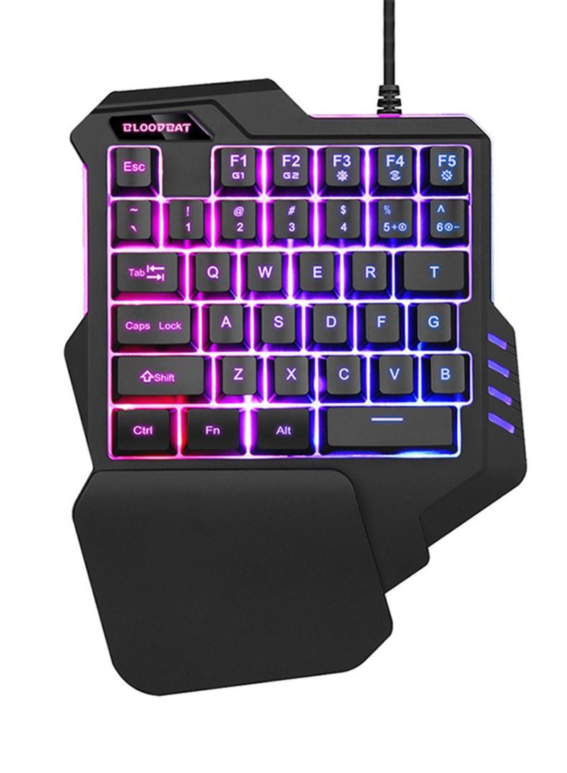 Buy Sharpdo - Back Light One-Handed Non-Mechanical Keyboard Black ...