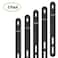 Ringke Cable Tie Silicone Colorful Reusable Holder Strap Organizer Management for Fastening Cable Cords and Wires Pack Of 5 Black Color