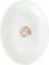 Royalford Opal Ware Spin 14&quot; Oval Plate - White [Rf4531]