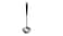 Soup ladle, stainless steel/black