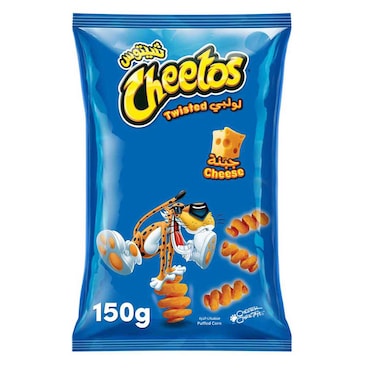 شيتوس تويستد شيبس بنكهة الجبن 150 غرام