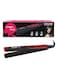 جهاز فرد الشعر من السيراميك أسود/أحمر
