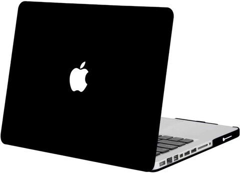 Ntech Macbook Pro 13 Inch Case (Model: A1278, With Cd-Rom) Old Version Release Early 2012/2011/2010/2009/2008, Protective Plastic Hard Shell Case Cover, Black