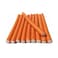 10 Pcs Hair Curlers Roll Stick Soft Sponge Hair Curling Roller,Orange