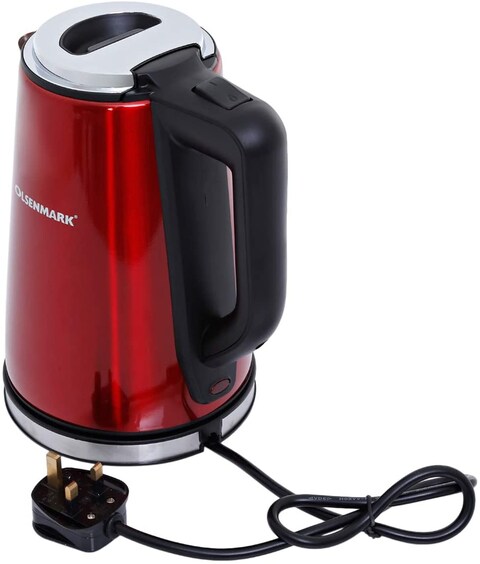 Olsenmark Electric Kettle Wireless Stainless Steel Capacity Of 1.8 Liters Of Mark Olsen Omk2147