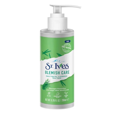 St. Ives Blemish Care Face Wash with Tea Tree Extracts Green 200ml