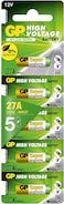 GP 27A Super High Voltage 12V Alkaline Batteries - 5 Pieces