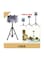 Foldable Tripod Stand For Tablet Black