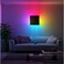 Gadgeton Modern Square RGB LED Wall Lamp With Remote Control 745610, Black