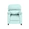 In House Velvet Classic Recliner Chair - Light Turquoise - NZ71