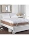 Princess - Soft Fiber Filling Mattress Topper Polyester White 120x200 cm