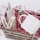 Crinkle Cut Shredded Paper Filler for Gift Wrapping Hamper/Basket Filling, Packing Supplies (Light Pink)