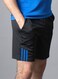 Mei Stylish Men T-Shirt And Shorts Set Suitable For Indoor And Outdoor, XL Size, Black &amp; Blue