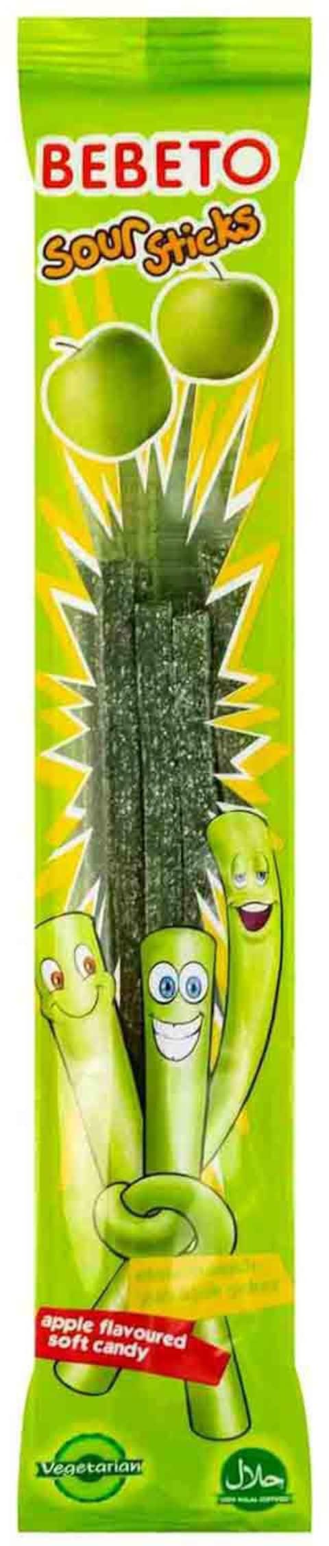 Bebeto Apple Sour Sticks - 30gm