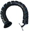 Under Office Desk Mounted Snake Cable - Black