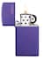 Zippo 1637ZL Slim Purple Matte Zippo Logo Windproof Lighter